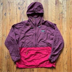 Vintage L.L. Bean Mountain Classic Color Block Pullover Anorak Jacket